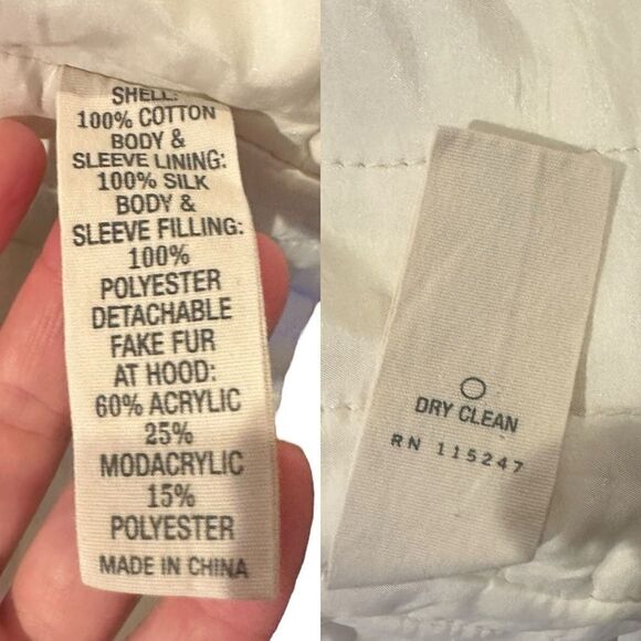 🔥 Ruehl No. 925 Insulated Winter Snow Ski Waxed Cotton Silk Jacket Coat Parka S - Picture 9 of 16